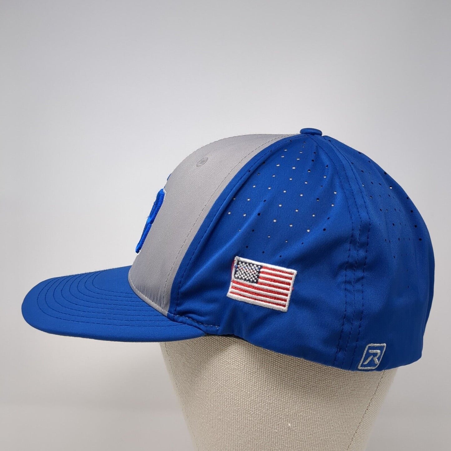 NB Fitted Hat Multicolor L/XL Embroidered Patriotic 6 Panel PTS Lite Richardson