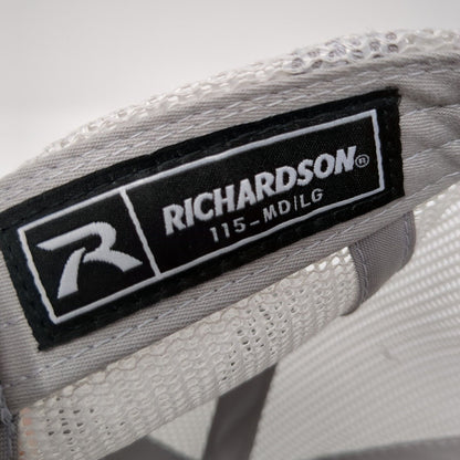 What's Next Fully Promoted Snapback Trucker Hat Blue M/L Mesh Back Richardson