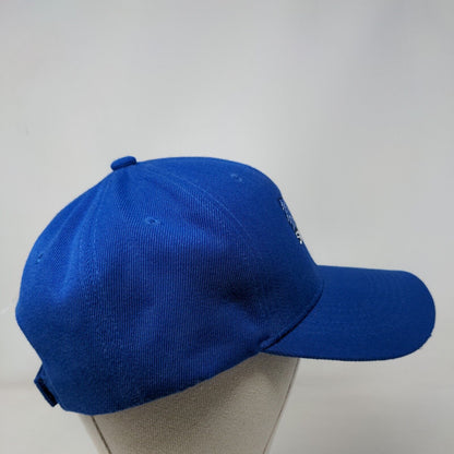 Since 1776 Strapback Hat Blue One Size Adjustable Embroidered Patriotic 6 Panel