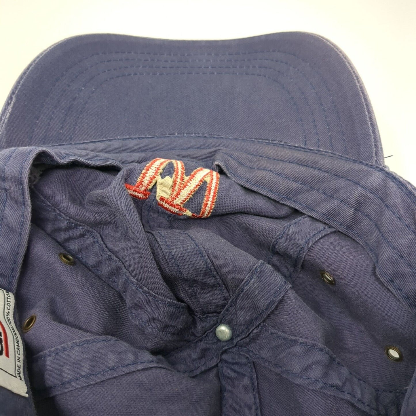 W 2004 Larry Craig WH Advance Slideback Hat Blue OS Adjustable Embroidered Anvil