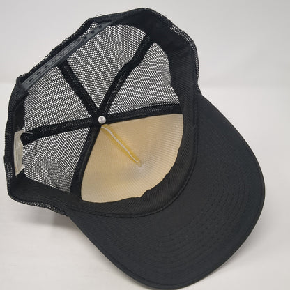 Rockstar Energy Drink Snapback Trucker Hat Black One Size Mesh Back