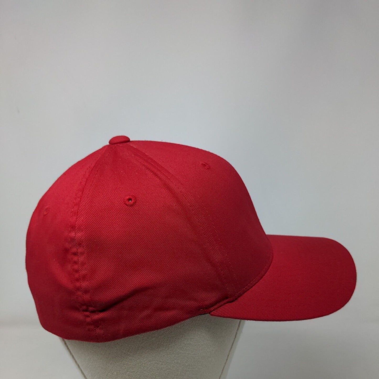 SRT Fitted Hat Red Size L/XL Flexfit Embroidered Vented Holes 6 Panel Yupoong