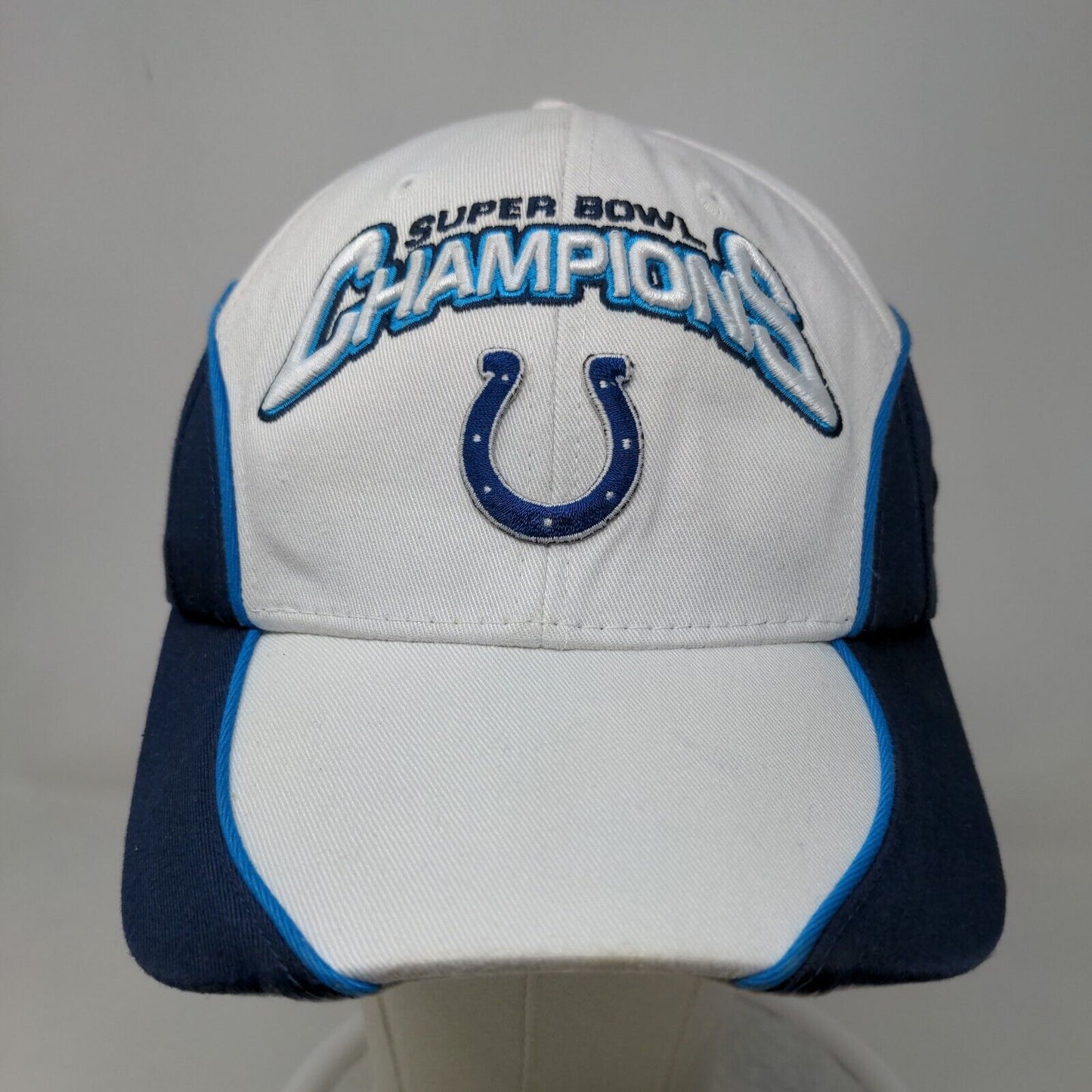 NFL Men's Strapback Hat Multicolor Size OSFA Embroidered Indianapolis Colts Logo