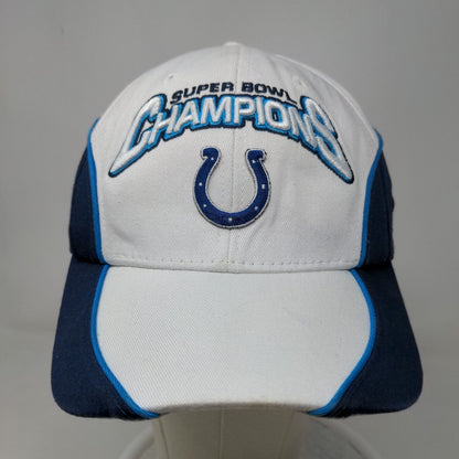 NFL Men's Strapback Hat Multicolor Size OSFA Embroidered Indianapolis Colts Logo