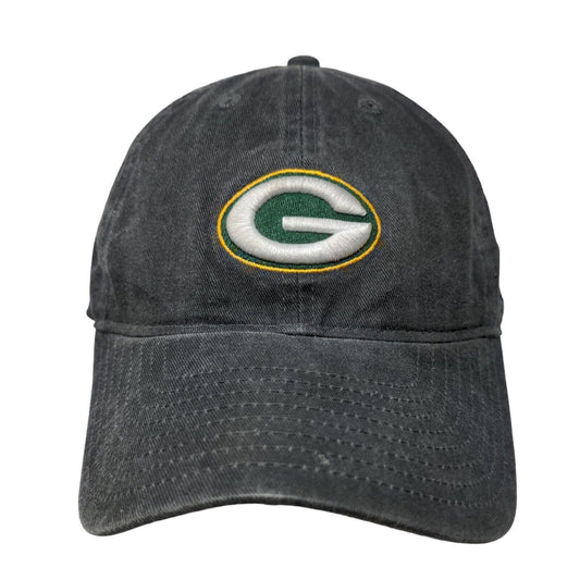 Reebok Men's Slideback Hat Gray OSFA Embroidered Green Bay Packers Logo