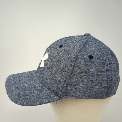 Under Armour Baseball Cap Blue XL Fitted Embroidered Logo Performance Hat