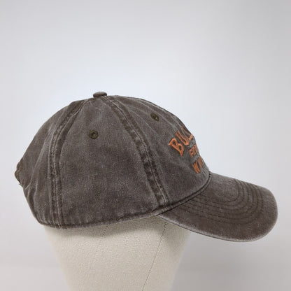 Bulleit Frontier Whiskey Snapback Hat Brown One Size Adjustable Embroidered