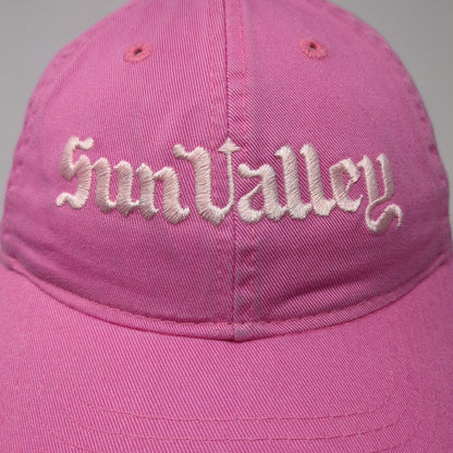 Sun Valley Slideback Hat Pink One Size Adjustable Embroidered Legacy