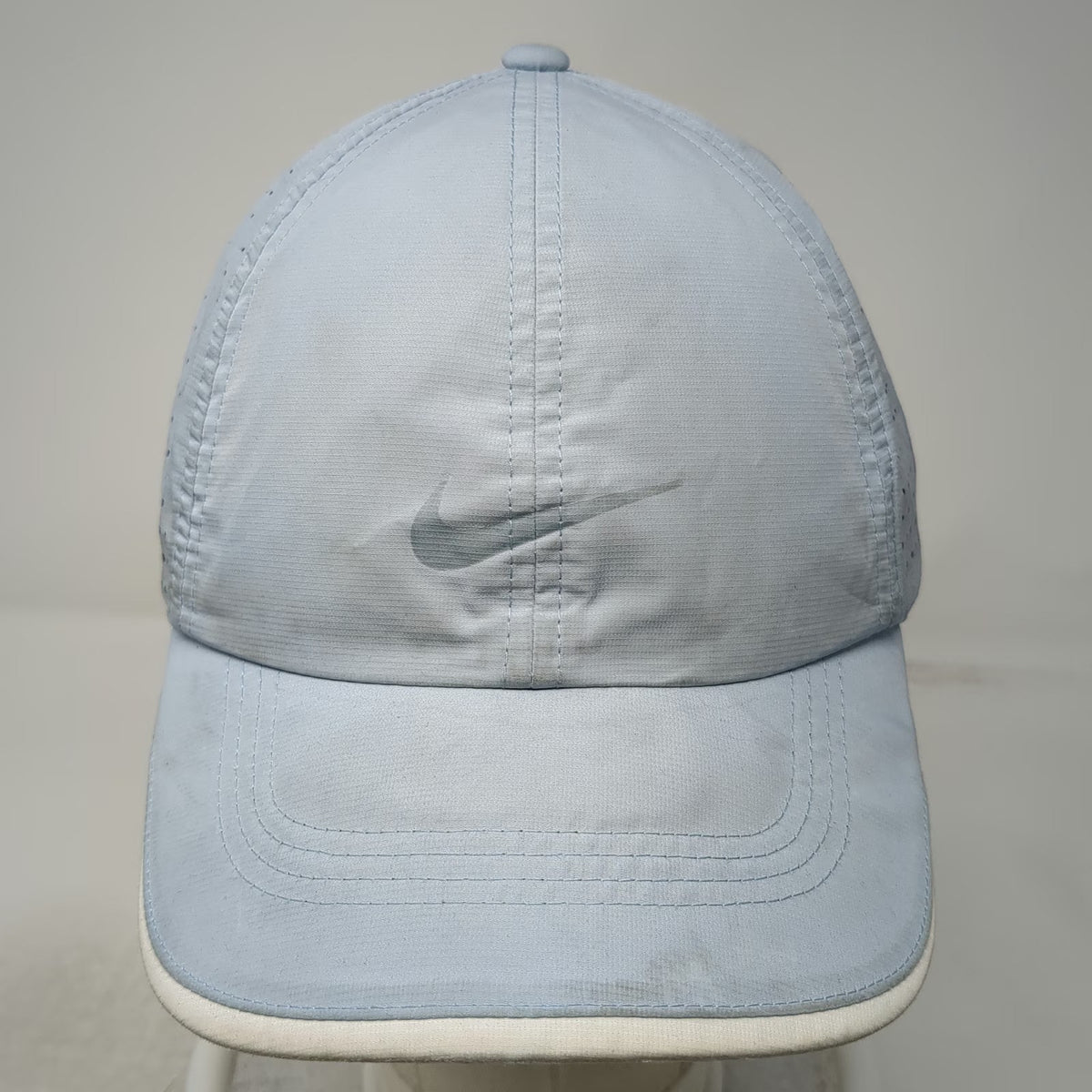 Nike Baseball Cap Blue One Size Golf 20XI Perforated Performance Strapback Hat