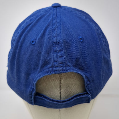 Disney Baseball Cap Blue One Size Monsters University Embroidered MU Logo Hat