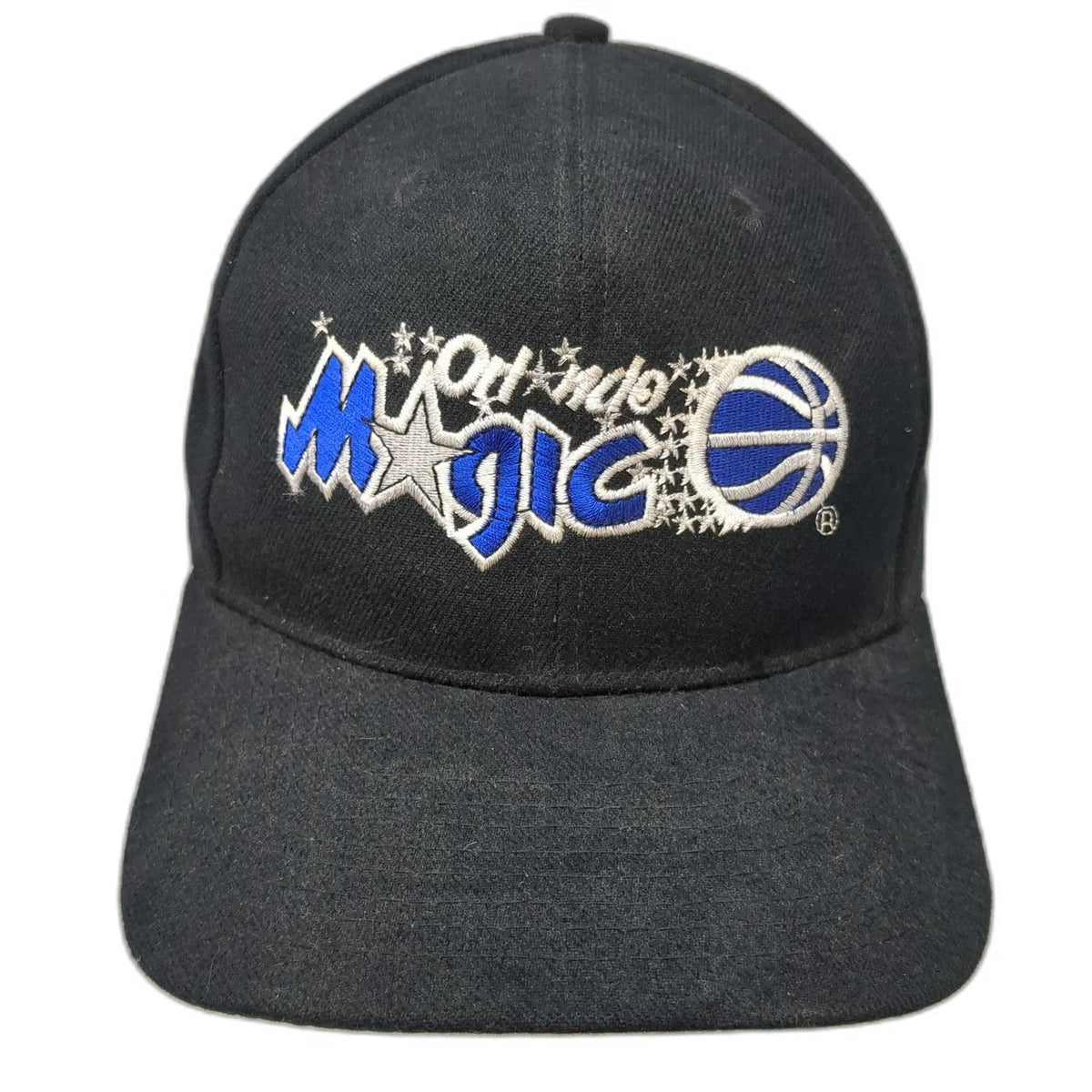 G.C.C. NBA Orlando Magic Snapback Hat Black Blue Green Underbrim Logo Vintage