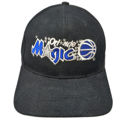 G.C.C. NBA Orlando Magic Snapback Hat Black Blue Green Underbrim Logo Vintage