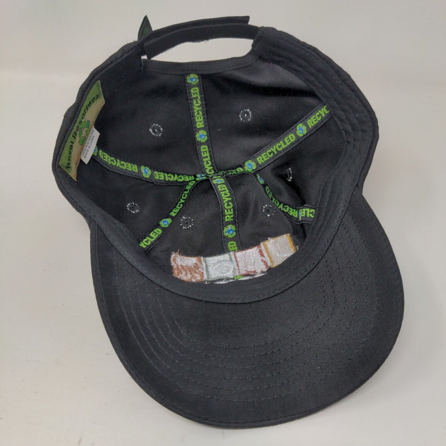 Zoo Boise Strapback Hat Black One Size Adjustable Embroidered 6 Panel