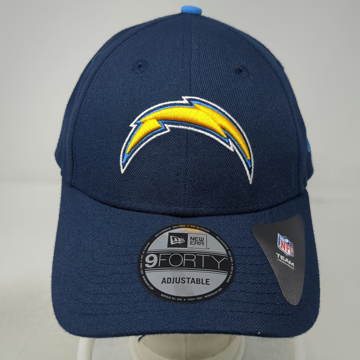 Los Angeles Chargers NFL New Era Blue One Size Strapback Adjustable Logo Cap Hat