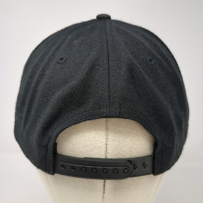 Duck Dive Snapback Hat Black One Size Palm Tree Pacific Beach Ca Acrylic Wool