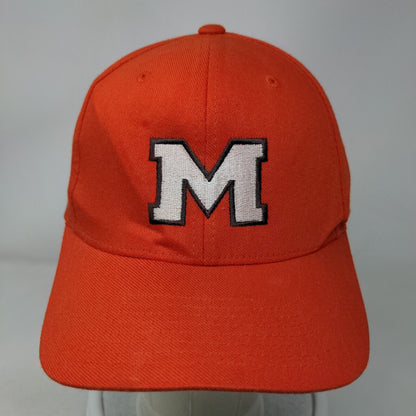 Richardson Fitted Hat Orange Size M/L Embroidered Logo M Longhorn