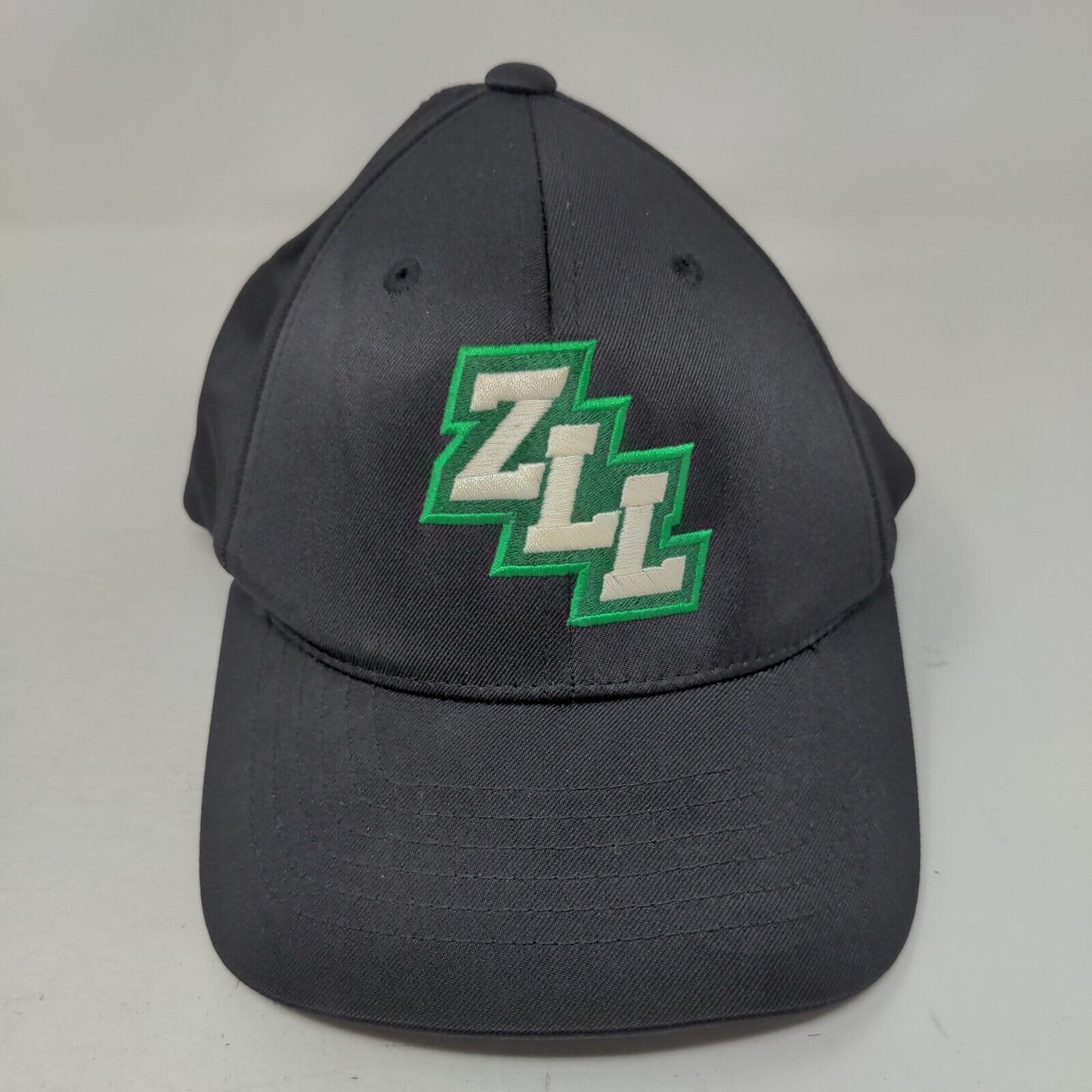 ZLL Fitted Hat Black XS Embroidered F3 Performance 6 Panel Pacific Headwear