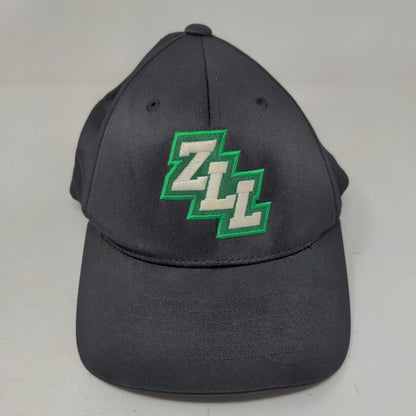 ZLL Fitted Hat Black XS Embroidered F3 Performance 6 Panel Pacific Headwear