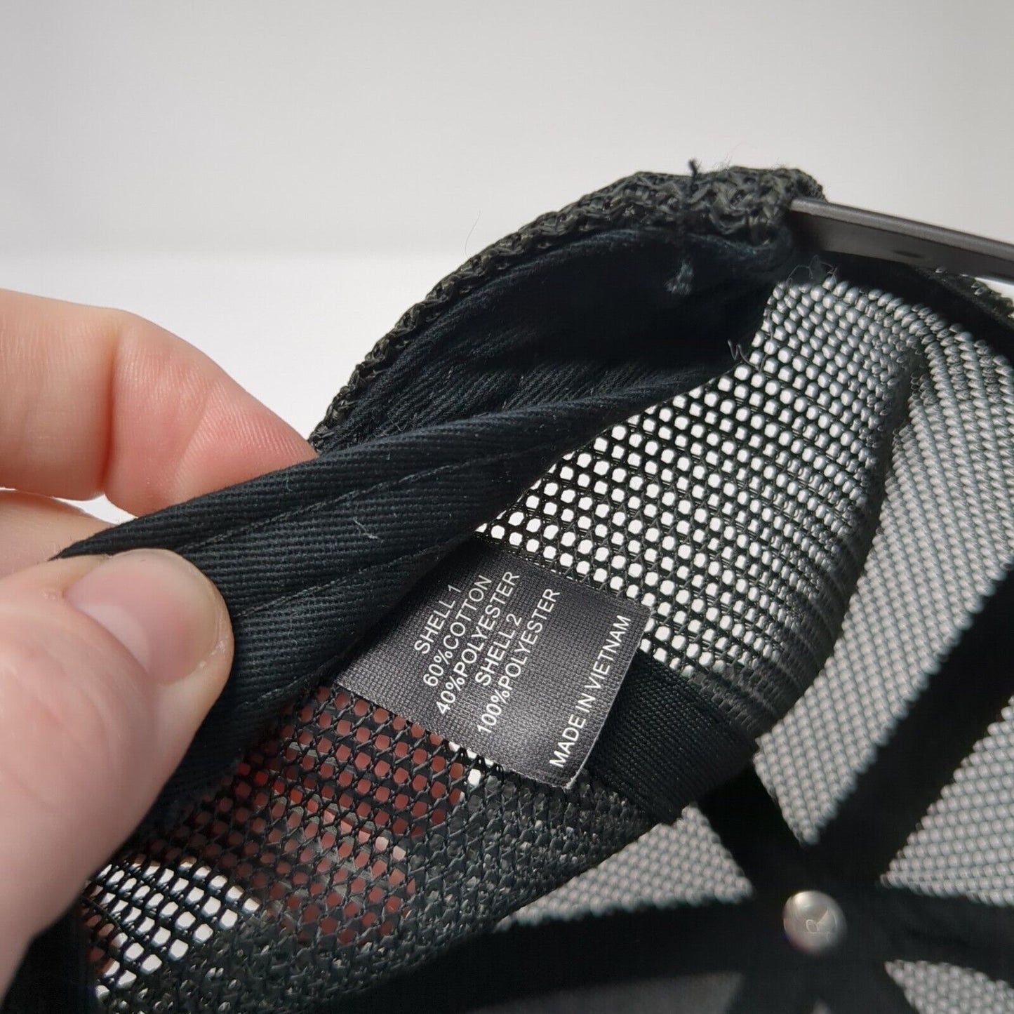 Challenger Companies, Inc. Snapback Trucker Hat Black One Size Mesh Back