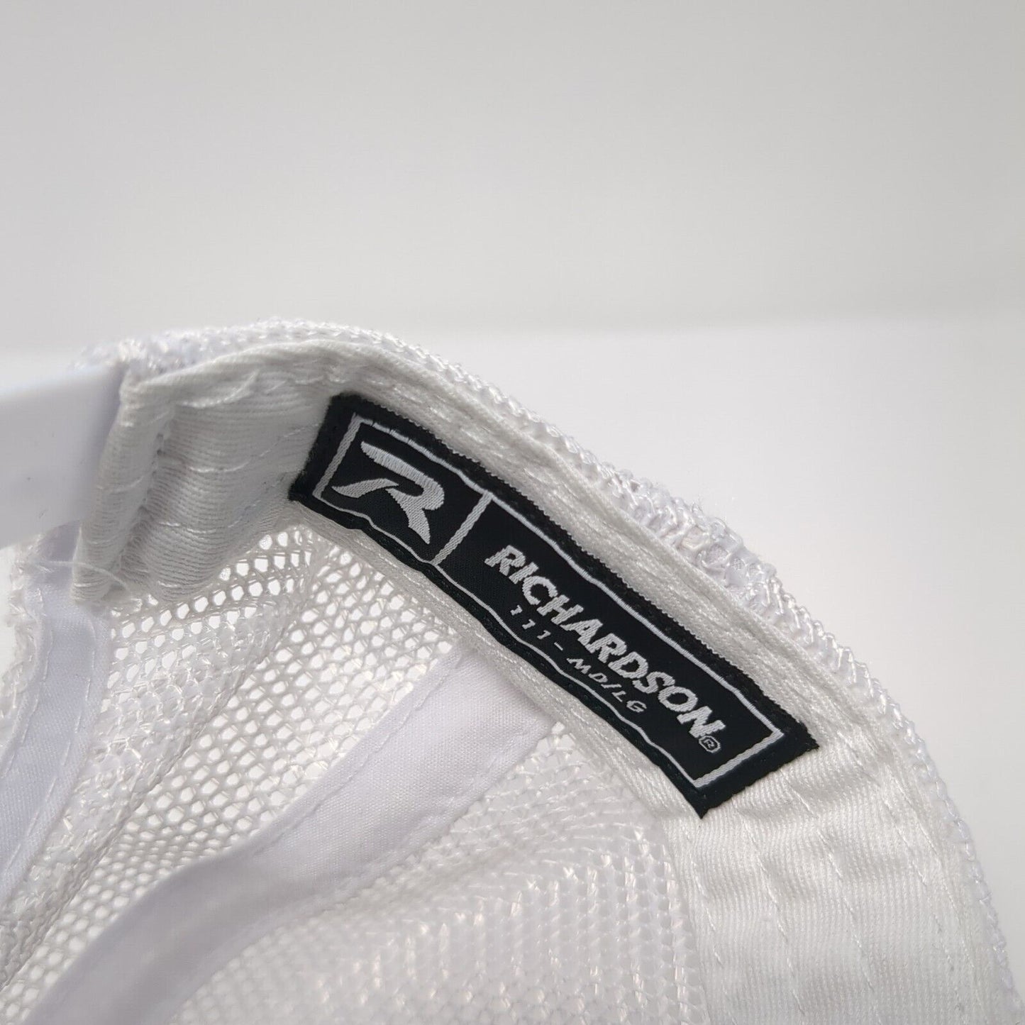 1st Federal Snapback Trucker Hat Black M/L Adjustable Mesh Back Richardson