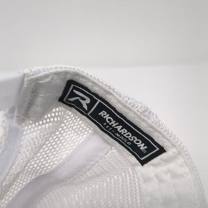 1st Federal Snapback Trucker Hat Black M/L Adjustable Mesh Back Richardson