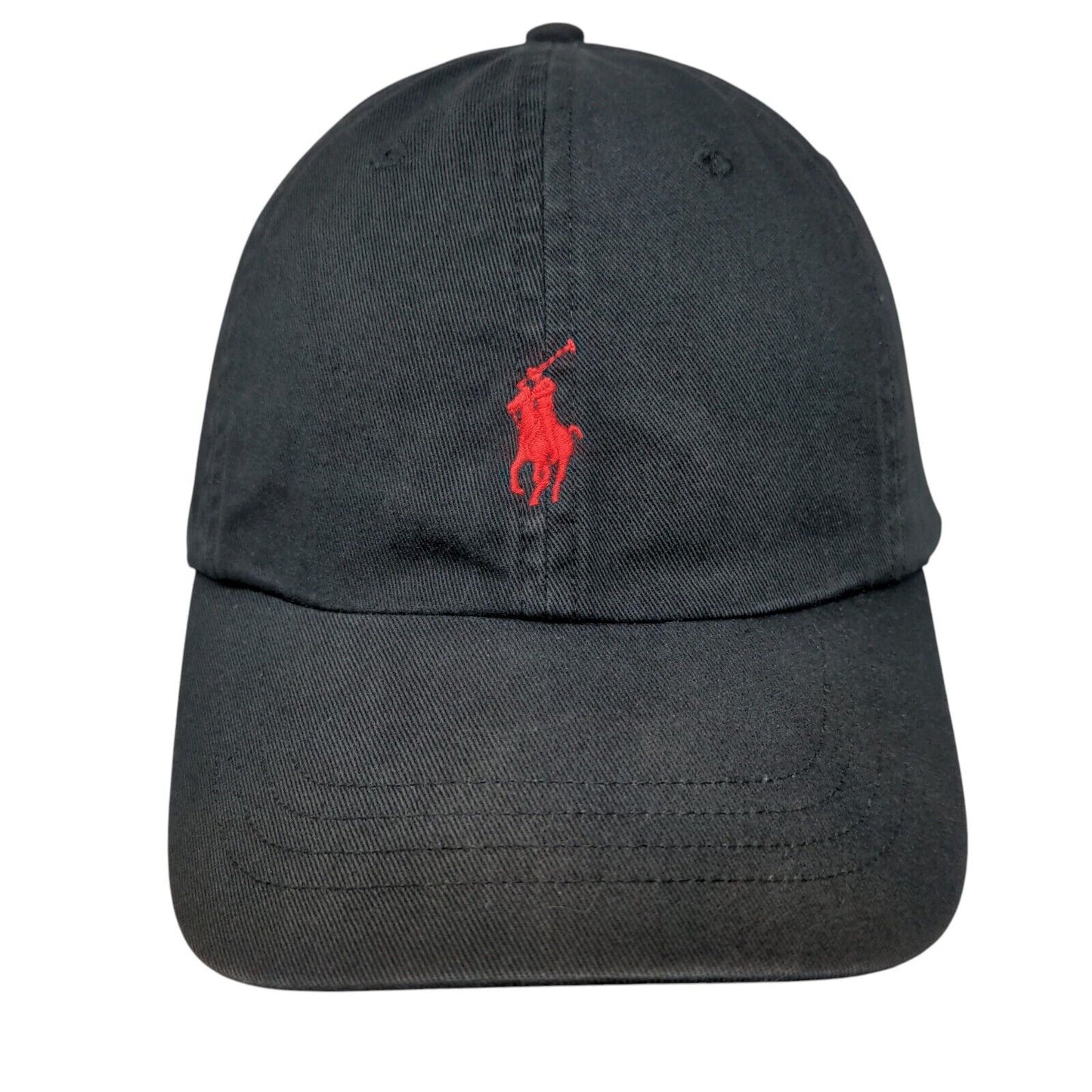 Polo Ralph Lauren Slideback Hat Black One Size Adjustable Embroidered Pony