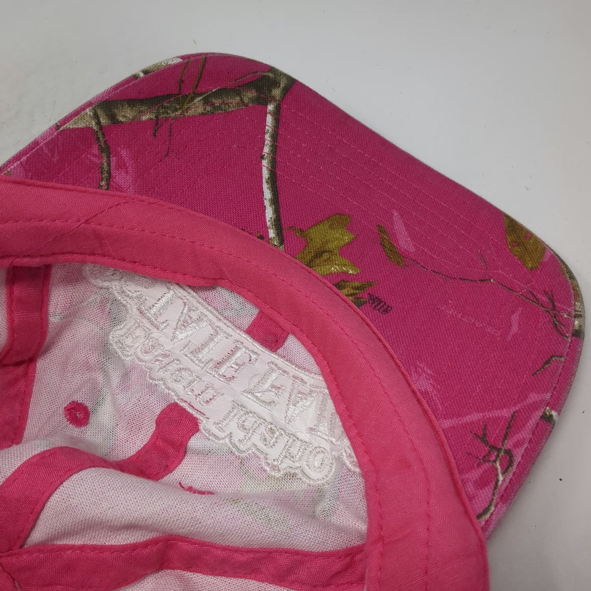 Kati Baseball Cap Pink One Size Eastern Idaho State Fair Camo Strapback Logo Hat