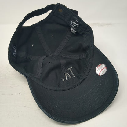 47 Los Angeles Dodgers MLB Baseball Cap Black One Size Slideback Strap LA Hat