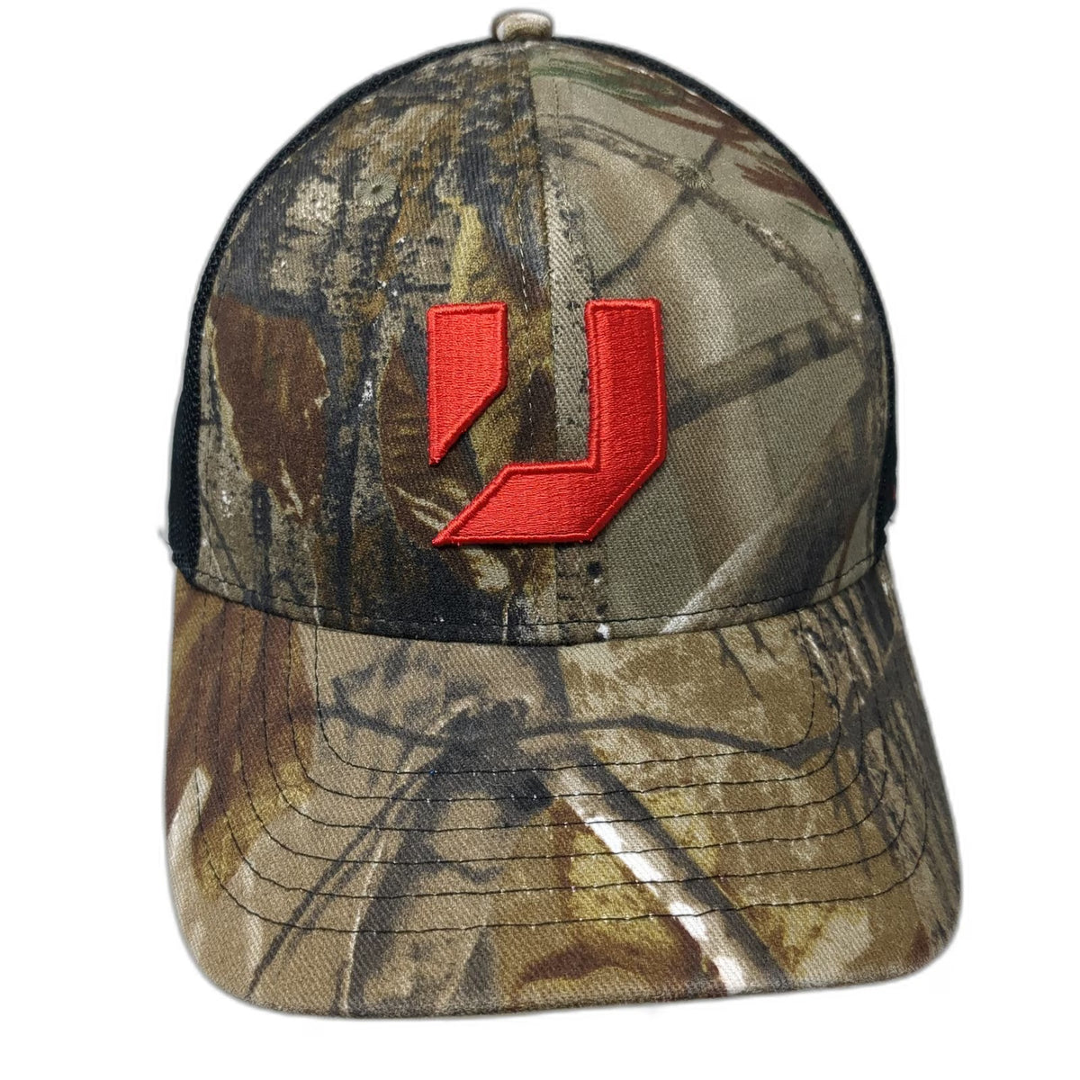 Unilock Pavers & Walls Baseball Cap Brown Camo OSFM Strapback Mesh Trucker Hat