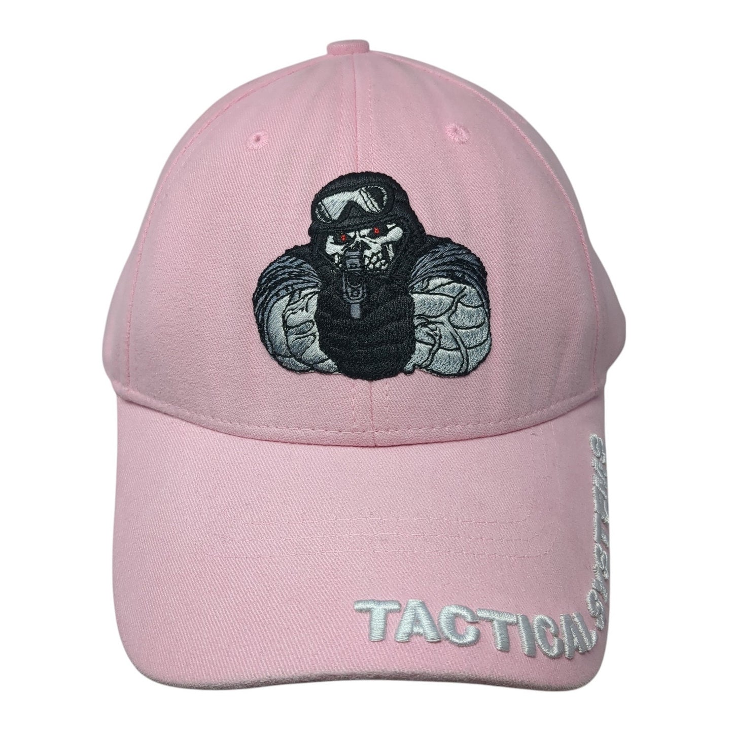 Tactical Systems Strapback Hat Pink One Size Adjustable Embroidered