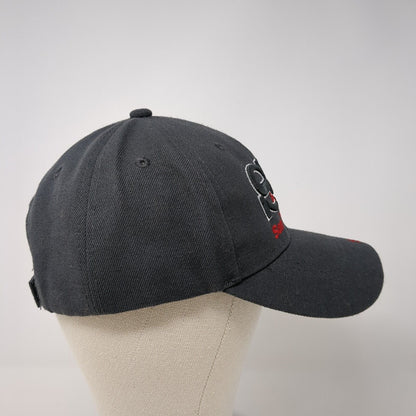 SF San Francisco Strapback Hat Gray One Size Adjustable Embroidered Lanza Cotton