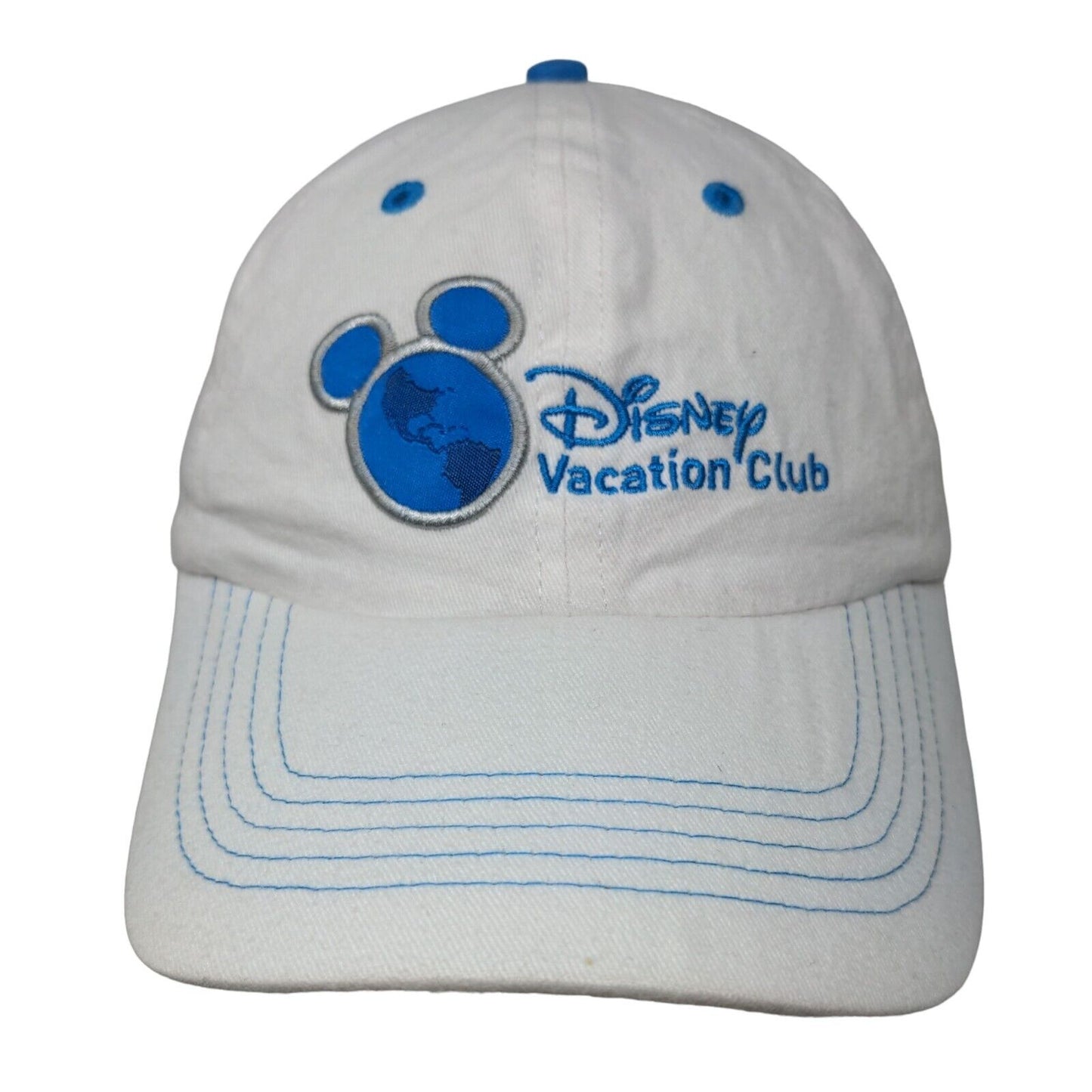 Disney Vacation Club Member Slideback Hat White OSFA Embroidered