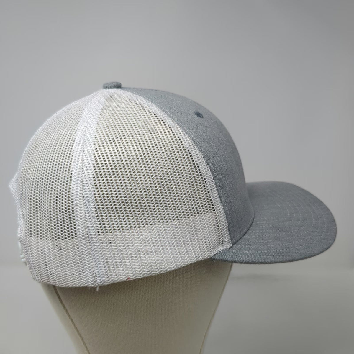 Richardson Trucker Hat Gray White One Size Mesh Snapback MercyMe Band Music 112