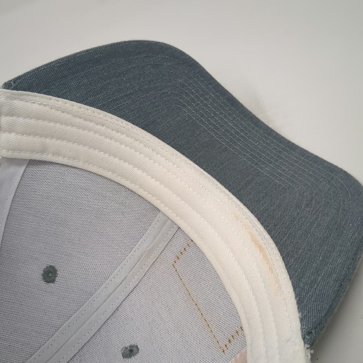Outdoor Cap Trucker Hat Gray One Size Leather Patch World Beef Expo Mesh Back