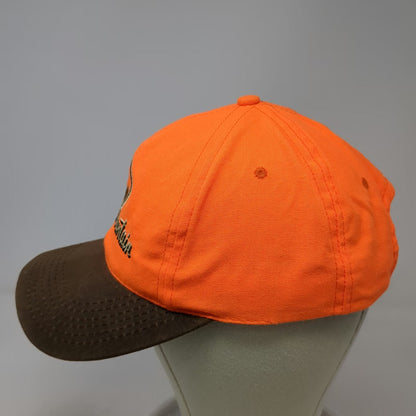 Outdoor Gander Mountain Baseball Cap Orange Brown One Size Strapback USA Hat
