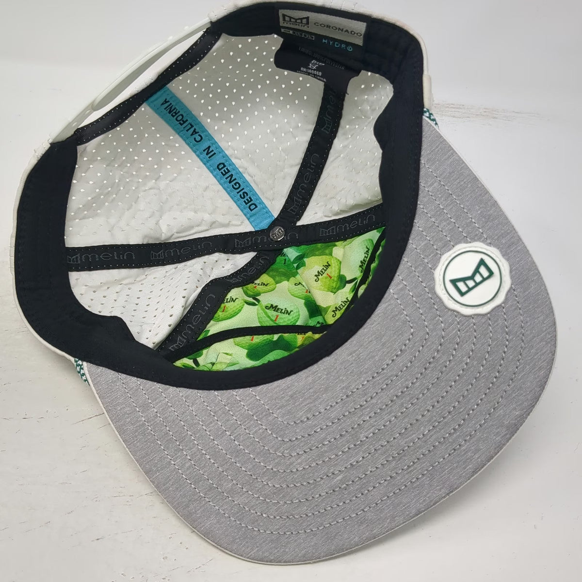 Melin Trucker Hat White S Have More Fun Hydro Perforated Golf Rope Snapback