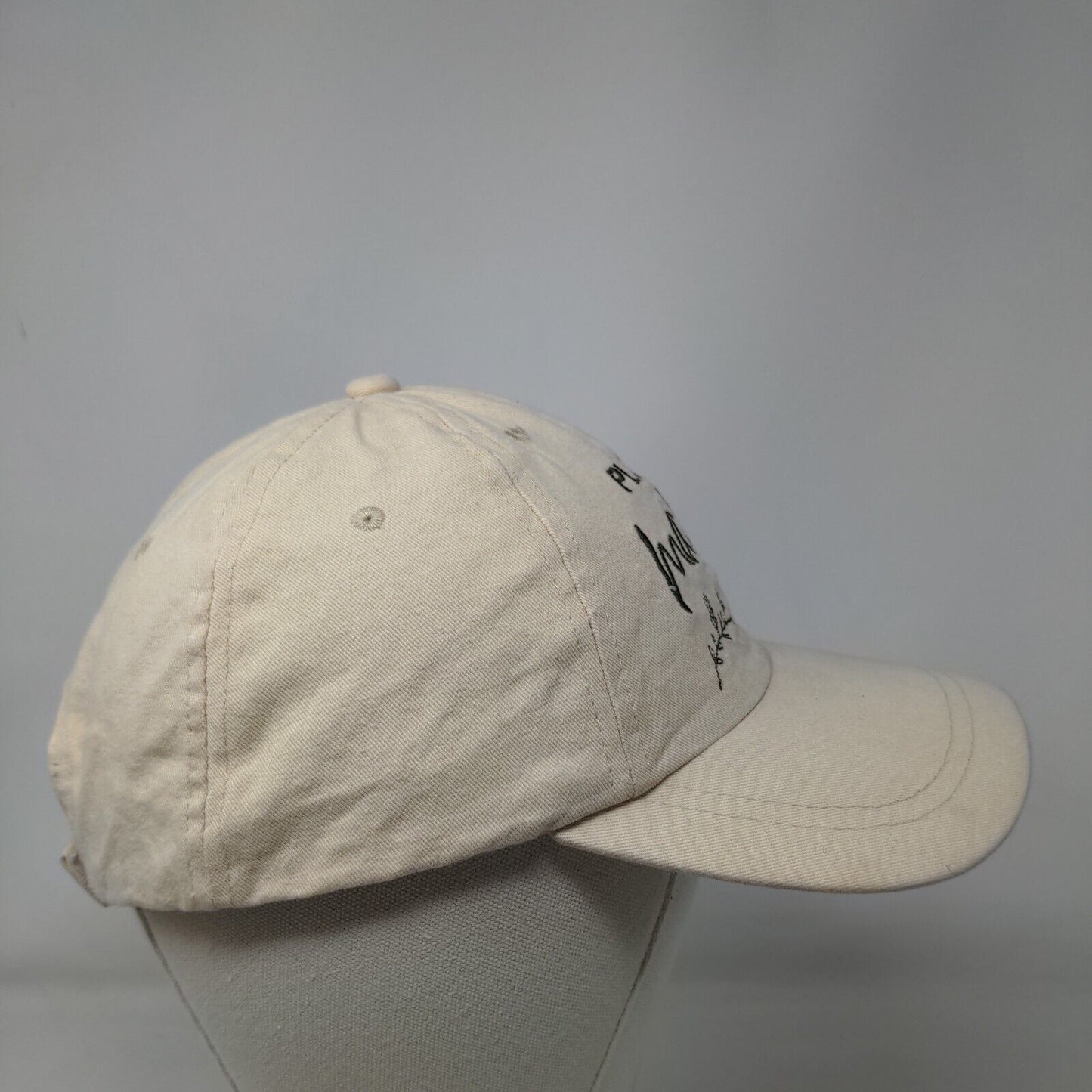 Plant Mama Strapback Hat Tan One Size Adjustable Embroidered 6 Panel Cotton