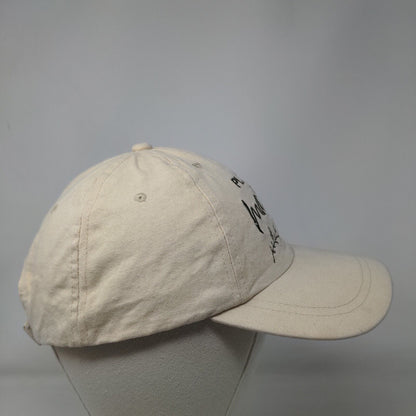 Plant Mama Strapback Hat Tan One Size Adjustable Embroidered 6 Panel Cotton