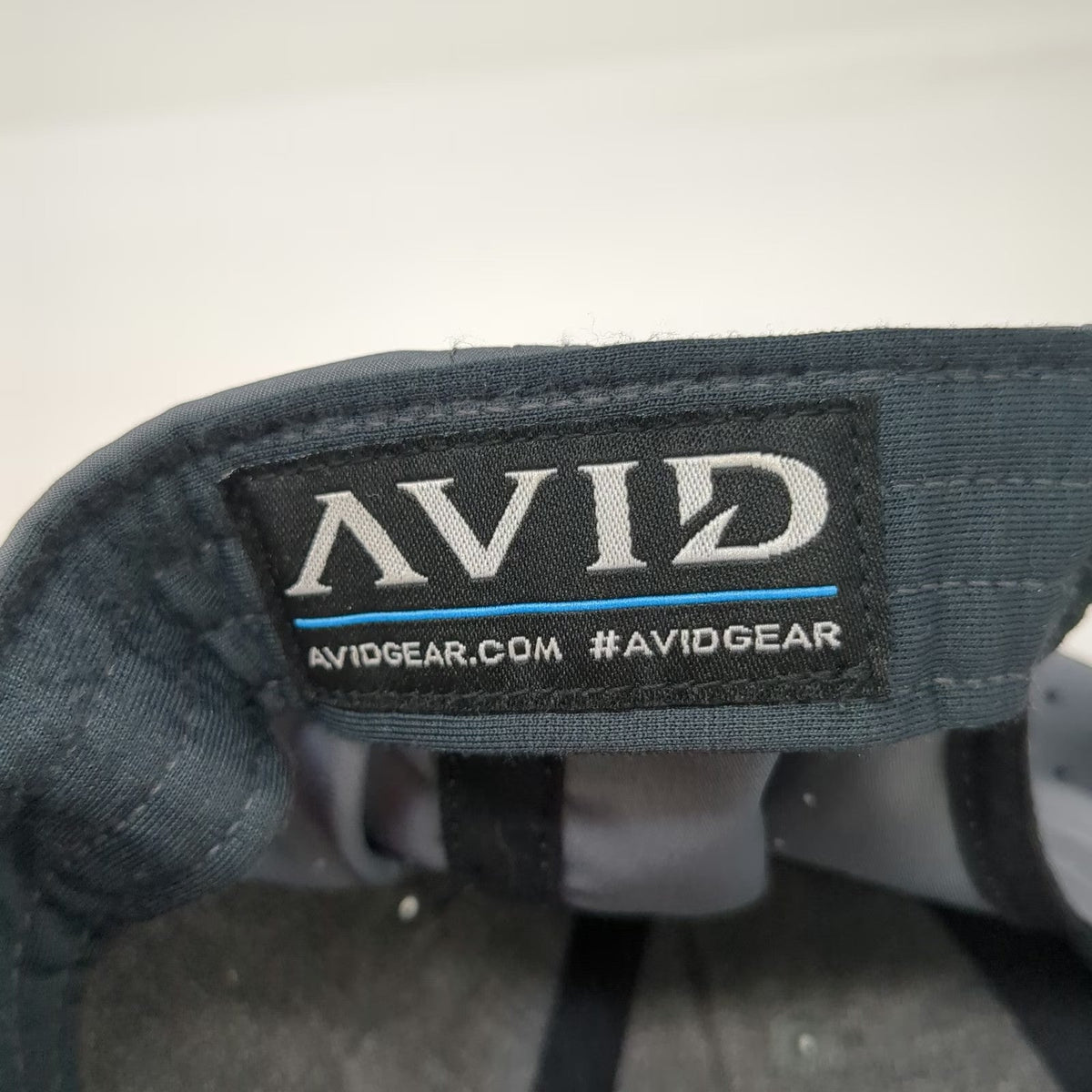 Avid Trucker Hat Gray One Size Performance Hook Logo Snapback Perforated Fishing