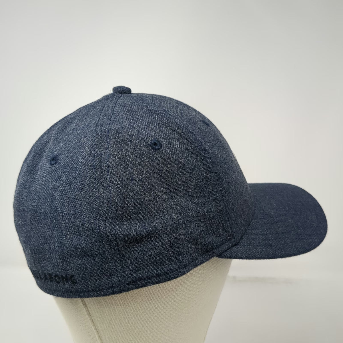 Billabong Baseball Cap Blue XL Flexfit Embroidered Wave Logo Stretch Hat Surf