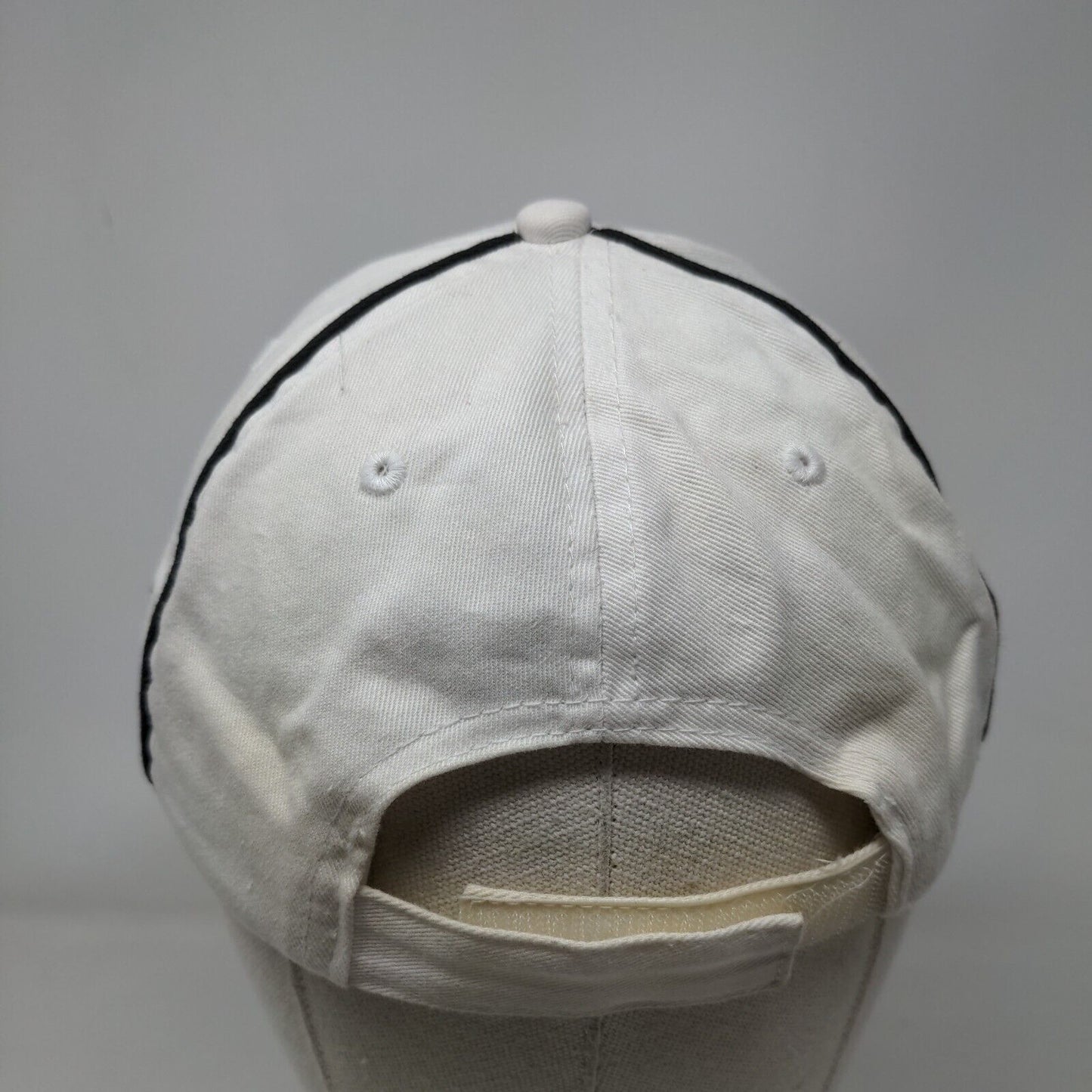 Tahoe Strapback Hat White One Size Embroidered Adjustable 6 Panel