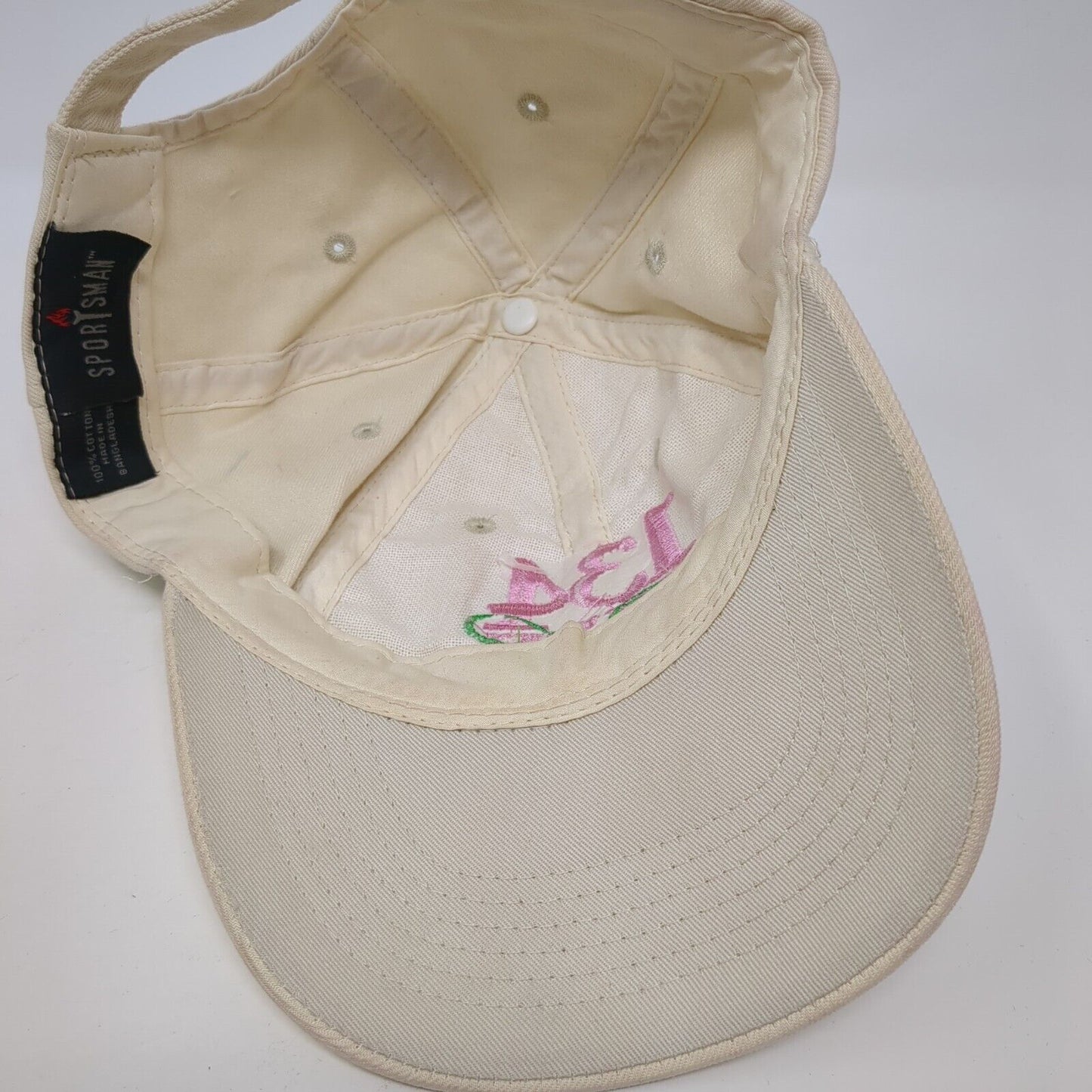 134 Kentucky Oaks Official Starter Slideback Hat Tan OS Adjustable Sportsman