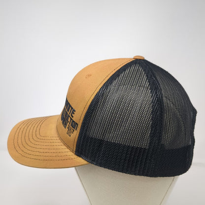 Richardson Trucker Hat Brown One Size Granite Construction Mesh Snapback 1922