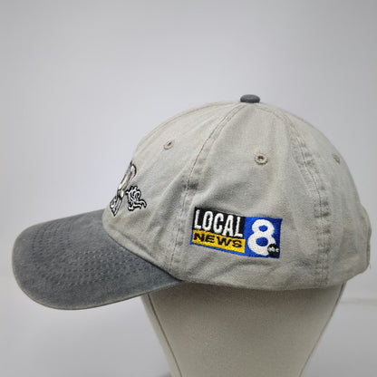 Port Authority Baseball Cap Gray One Size 2000 Scramble Golf Local News 8 Hat