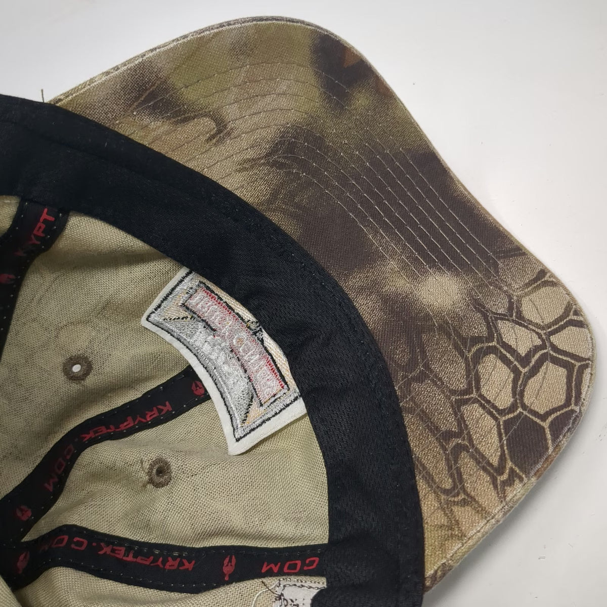 Outdoor Cap Baseball Brown One Size Kryptek Camo Rush Truck Centers USA Flag Hat