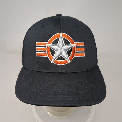 Ridgevue Fitted Hat Black Small-Medium Embroidered Richardson 6 Panel
