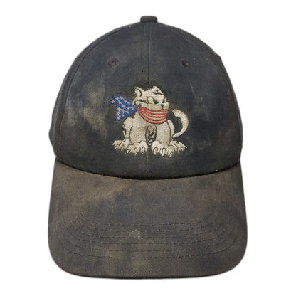Tucker Sno-Cat Corp Snapback Black Hat OSFM Embroidered Mascot Logo Industrial