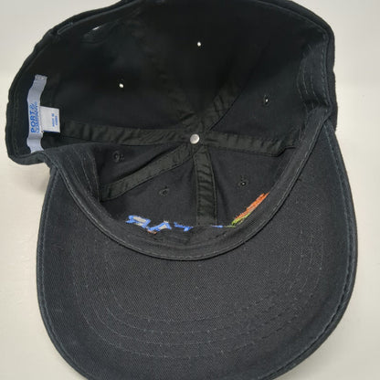 Port & Company Star Food Bank Black Baseball Cap One Size Strapback Cotton Hat