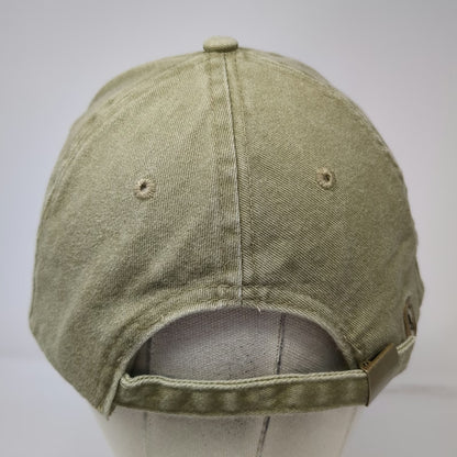 Disney Baseball Cap Green One Size Mickey Mouse Embroidered Slideback Cotton Hat