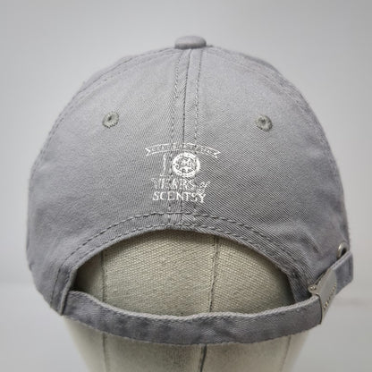 Scentsy Fragrance Hat Blue Gray Baseball Cap One Size 10 Years Anniversary